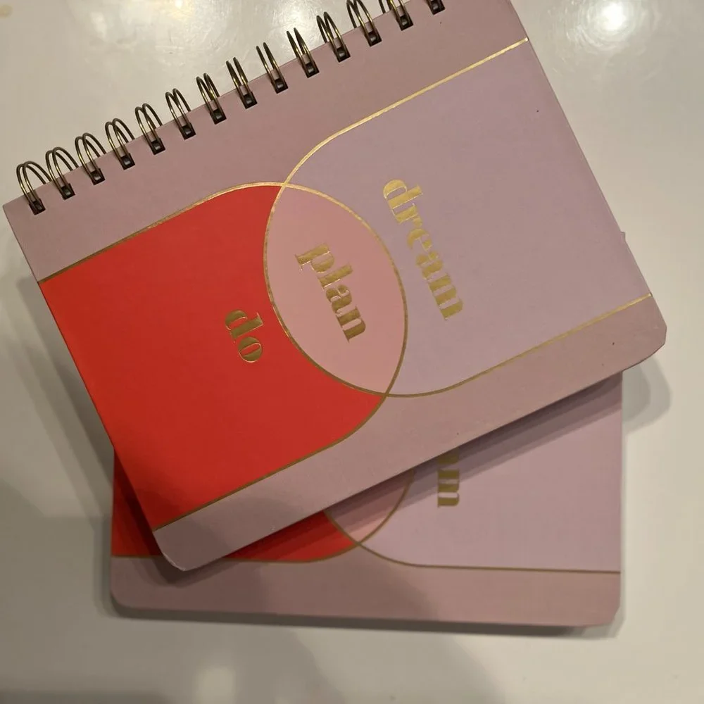 TWO‎ Hardcover Writing Journals (dream plan do) - Set of TWO - New